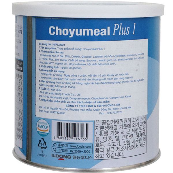 Sữa non ildong số 1 (0-1 tuổi)