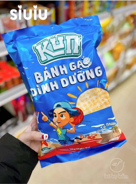 Bánh gạo dinh dưỡng cho bé Kun (1Y+)