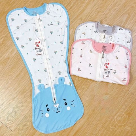 Chũn ngủ cho bé sợi tre có hoạ tiết Avaler