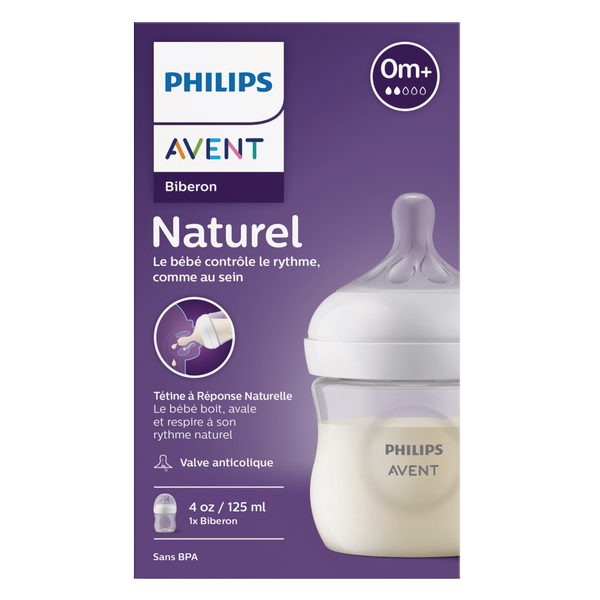 Bình sữa Philips Avent mô phỏng tự nhiên 125ml mẫu mới (SCY900/01, 0M+)