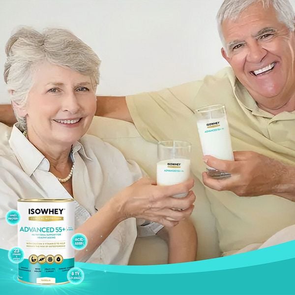 Sữa cho người già, người cao tuổi IsoWhey Advanced 55+