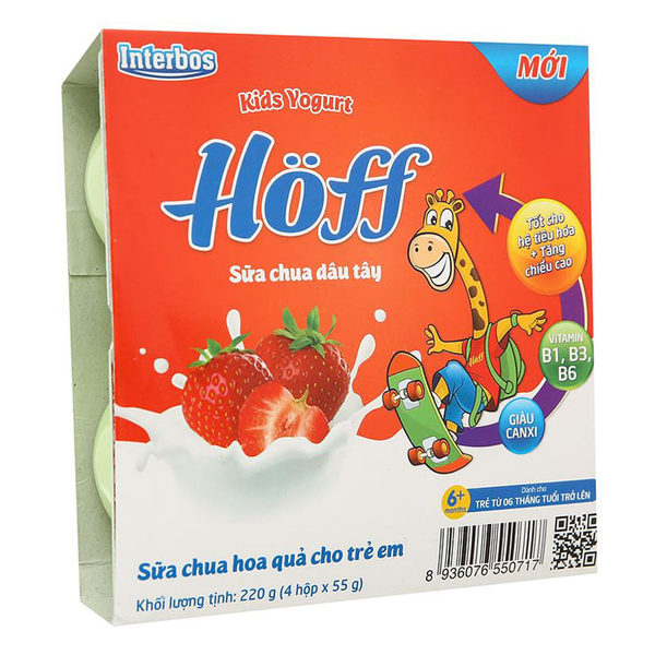 Sữa chua Hoff cho bé (Nhiều vị)