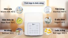 Máy hâm bình sữa đôi kiêm tiệt trùng điện tử Galena GA-W01