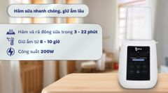 Máy hâm bình sữa đơn kiêm tiệt trùng điện tử Galena GA-W02