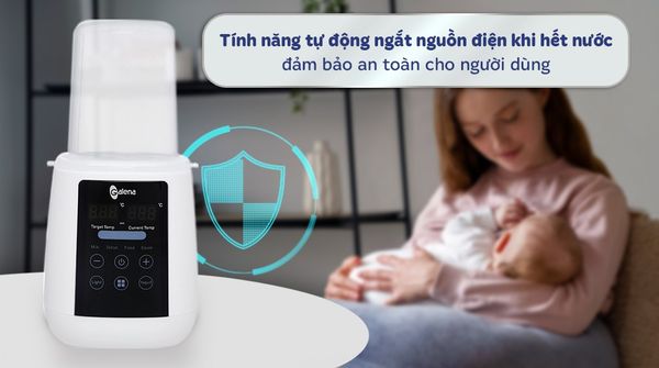 Máy hâm bình sữa đơn kiêm tiệt trùng điện tử Galena GA-W02