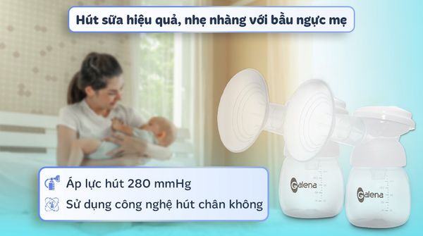 Máy hút sữa điện đôi Galena GA-01