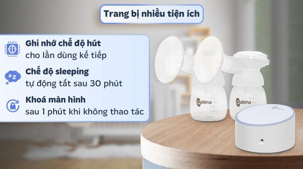 Máy hút sữa điện đôi Galena GA-01