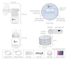 Máy hút sữa điện đôi Galena GA-01