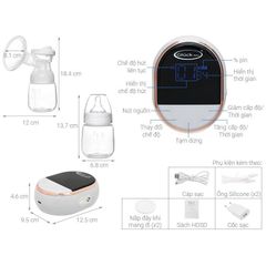 Máy hút sữa điện đôi Gluck Baby GP39