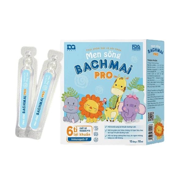 Men sống Bạch Mai Pro giúp trẻ ăn ngon, tăng đề kháng