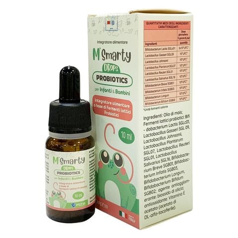 Men Vi Sinh 10 Chủng M’Smarty Probiotic Cho trẻ từ 0 tuổi