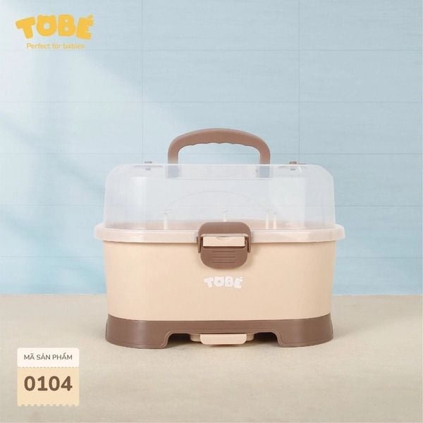 Gía úp bình sữa Binky- Màu nâu
