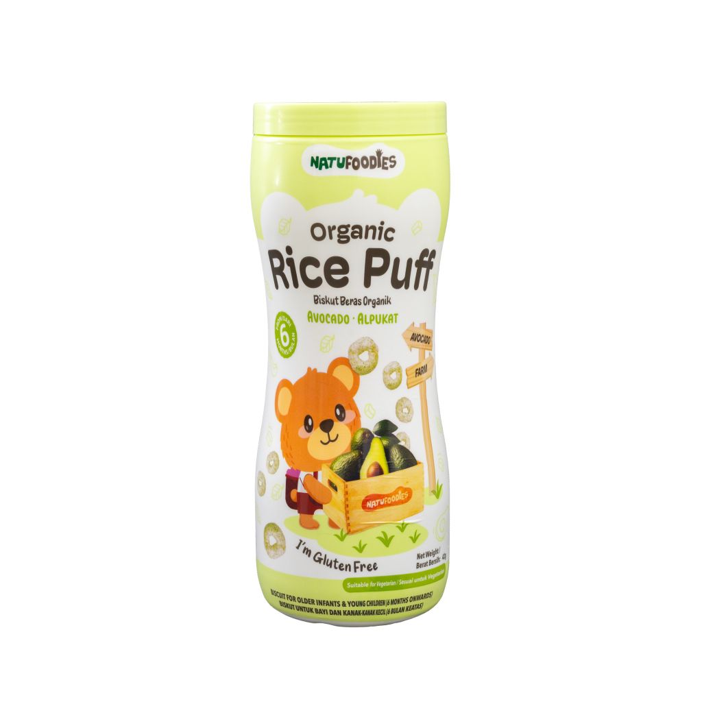 Bánh ăn dặm Natufoodies Organic rice puff (6M+) - Giá tốt