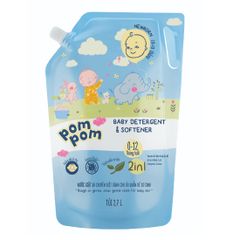 Nước giặt xả Pom pom Newborn, Active cho bé