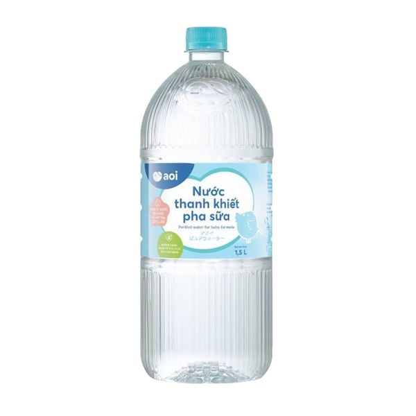 Nước thanh khiết pha sữa cho bé Aoi 1,5L