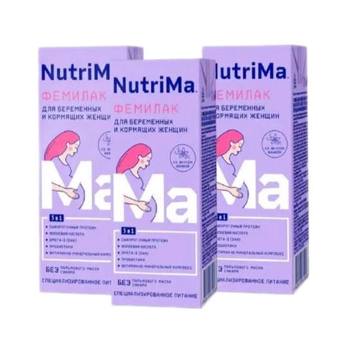 Sữa bầu Nutrima Femilak hương Vani 200ml (Lốc 4 hộp)
