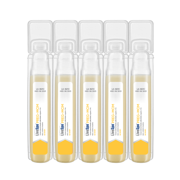 Bào tử lợi khuẩn LiveSpo PREG-MOM bổ sung lợi khuẩn cho bé và mẹ bầu