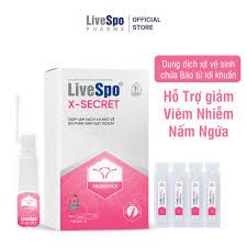 Dung dịch vệ sinh phụ nữ LiveSpo X-Secret dạng xịt - 4 ống x5ml