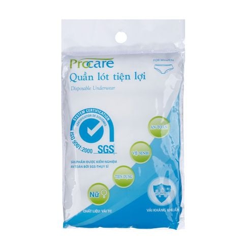 Quần lót cotton Procare (gói 5 cái)