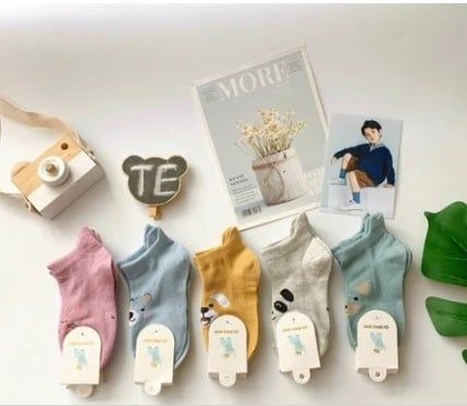 set 3 Tất cổ ngắn hình thú - Đôi