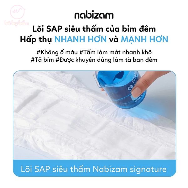 Bỉm Nabizam Hàn Quốc (Ultra Thin 4 mùa, Signature summer)