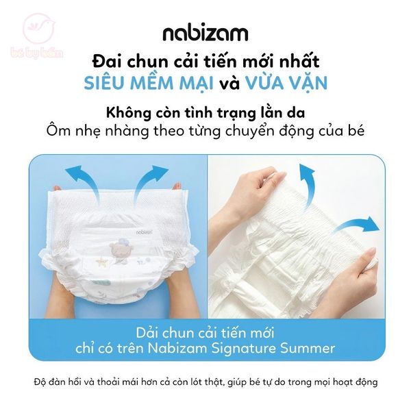 Bỉm Nabizam Hàn Quốc (Ultra Thin 4 mùa, Signature summer)