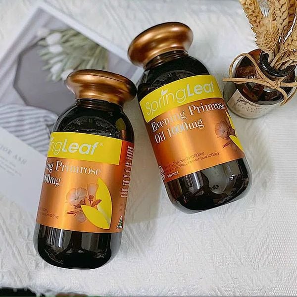 Viên Uống Tinh Dầu Hoa Anh Thảo Spring Leaf Evening Primrose Oil 1000mg