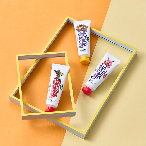 Kem đánh răng hữu cơ cho bé Bristik Hàn Quốc