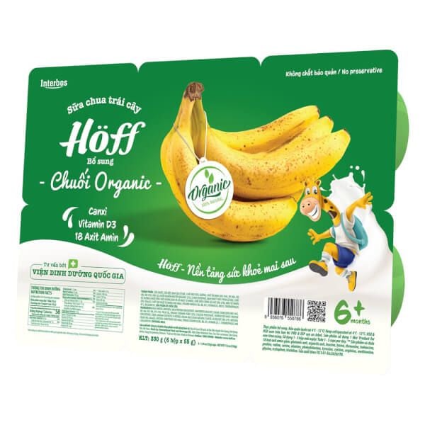 Sữa chua Hoff cho bé (Nhiều vị)