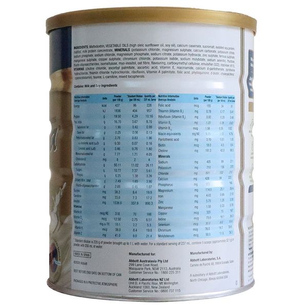 Sữa Glucerna Úc dành cho người già, người cao tuổi, người tiểu đường