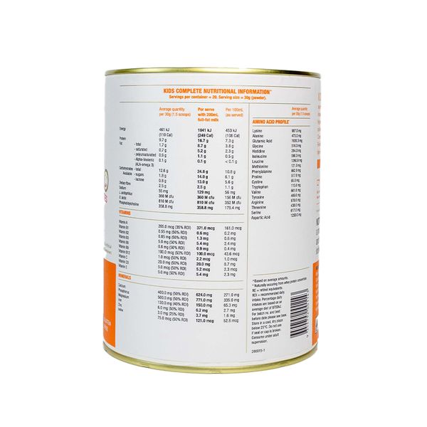 Sữa isowhey Kids Complete cho bé, vị vani (4Y+)