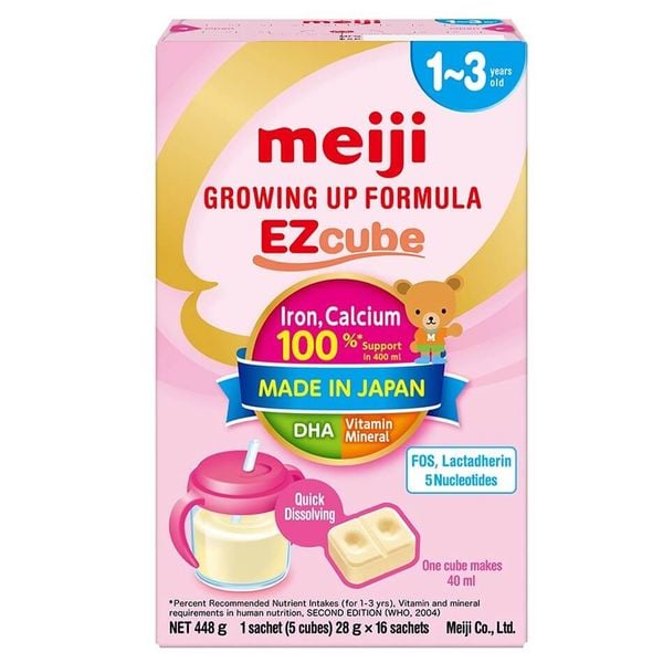 Sữa Meiji thanh nhập khẩu Growing Up Formula (1 - 3 tuổi)