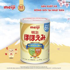 Sữa Meiji nội địa Nhật Bản số 0, 800g (0 -  1 tuổi)