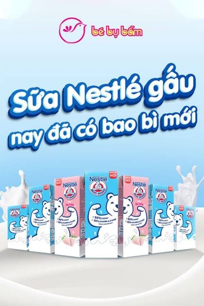 Sữa nước Nestle NutriStrong 115ml có đường (vỉ 4 hộp)