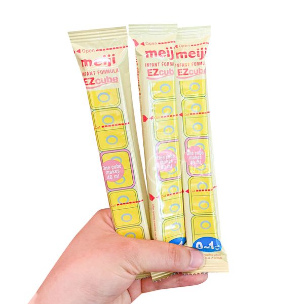 Sữa Meiji thanh nhập khẩu Infant Formula EZcube 27g (0-1 tuổi) (thanh lẻ)