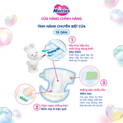 Bỉm Merries nội địa Nhật Bản (Cộng miếng)