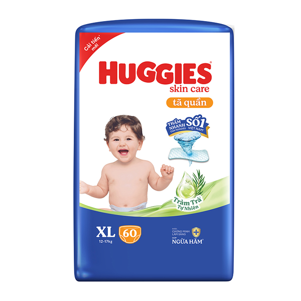 Tã Bỉm Huggies quần/dán đủ size (Mẫu mới)