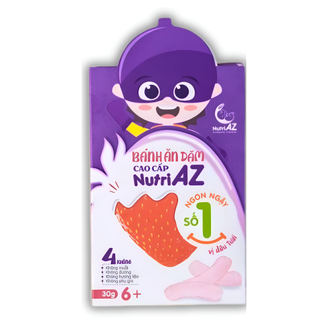 Bánh ăn dặm cho bé Nutri AZ (6M+)