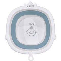 Chậu rửa mặt gấp gọn Galena baby face GH-LFFBSB - xanh xám
