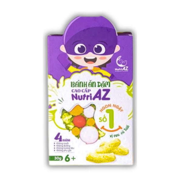 Bánh ăn dặm cho bé Nutri AZ (6M+)
