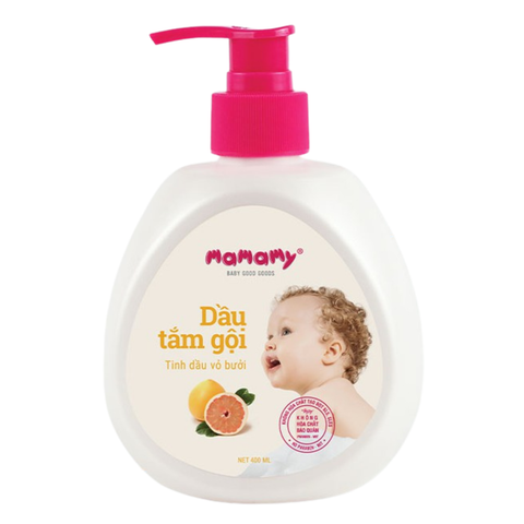 Dầu tắm gội Mamamy hương bưởi 400ml