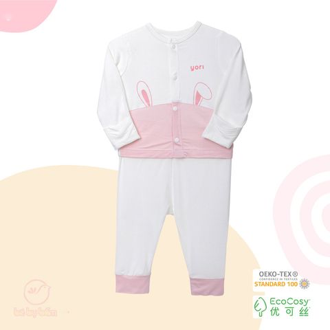 Bộ dài tay cho bé hình thỏ Yori chất liệu EcoCosy