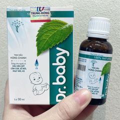 Tinh dầu húng chanh cho bé Dr.Baby 30ml