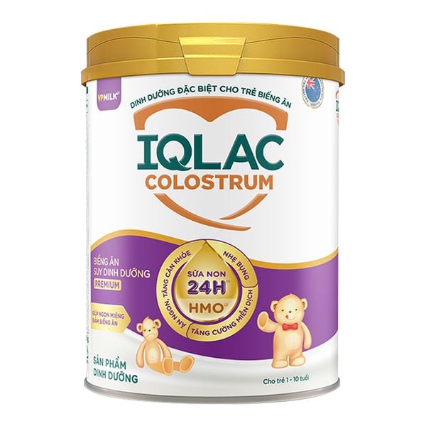 IQLAC COLOSTRUM Biếng Ăn Suy Dinh Dưỡng PREMIUM 400gr