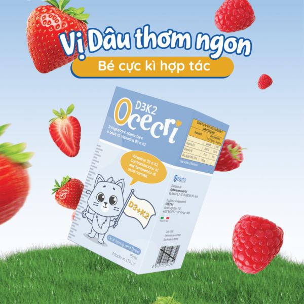 Vitamin D3K2 dạng xịt Ocecri (Nhập khẩu Ý)