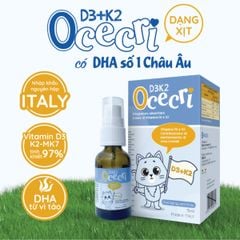 Vitamin D3K2 dạng xịt Ocecri (Nhập khẩu Ý)