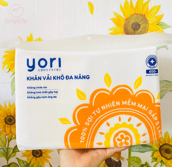 Khăn vải khô đa năng kháng khuẩn YORI (Chất vải bi)