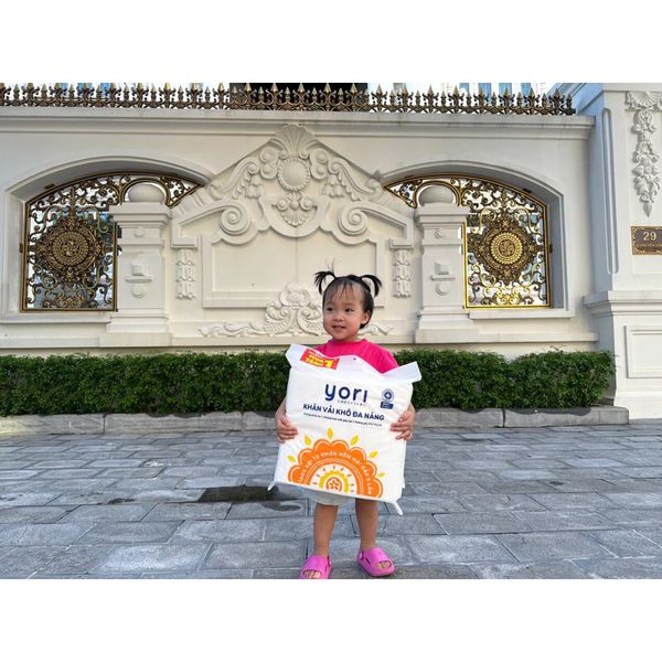 Khăn vải khô đa năng kháng khuẩn YORI (Chất vải bi)