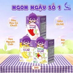 Bánh ăn dặm cho bé Nutri AZ (6M+)
