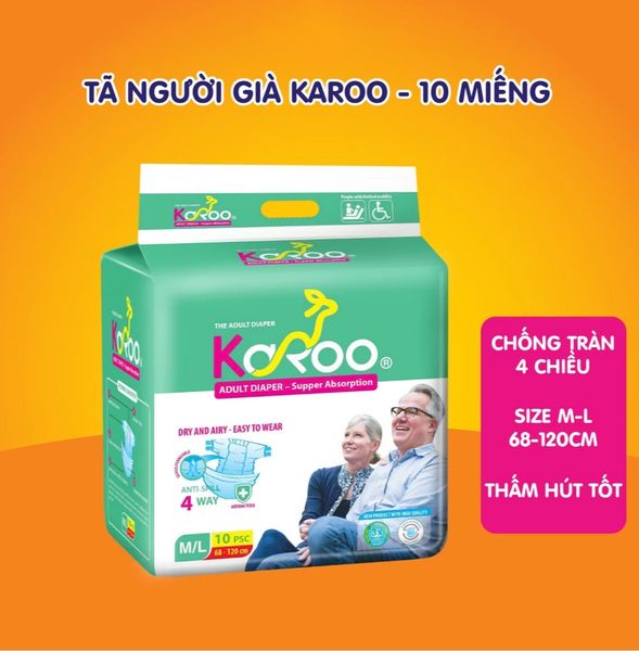 Bỉm, miếng lót người già, người cao tuổi Karoo